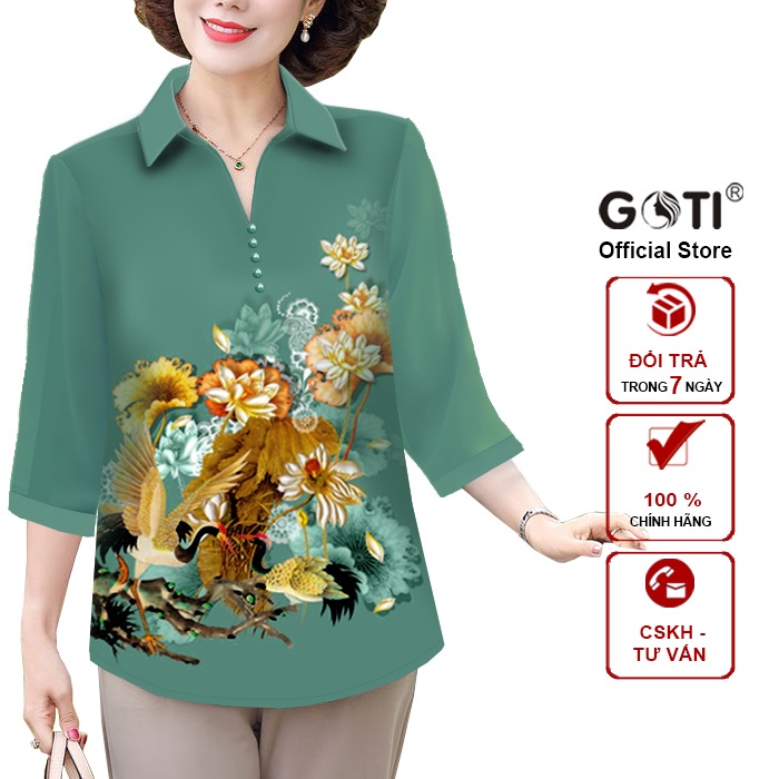 - Áo Trung Niên Kiểu Tặng Mẹ U50 U60 Tay Lững Dáng Dài Dạng Lụa Pháp Cao Cấp In 3D Hoa Tiết 3A26 3A27 3A28 3A29