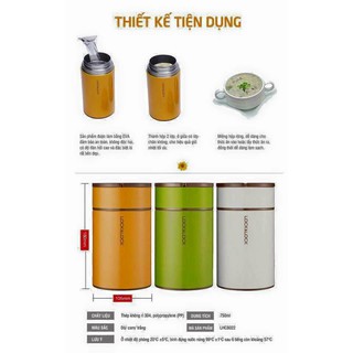 Bình giữ nhiệt Basic Food Jar lock and lock