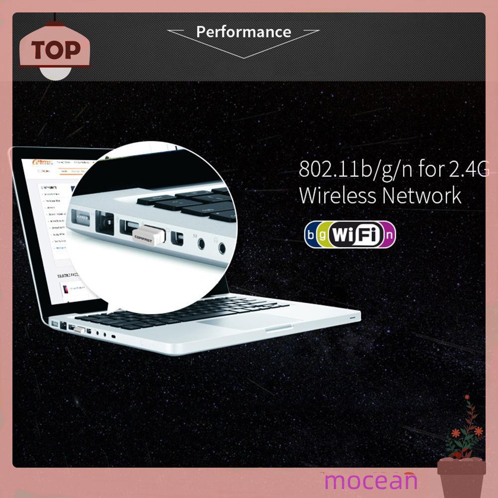 Usb Wifi Mocean Comfast Cf-Wu810N Usb 2.0 150mbps 2.4ghz Thẻ