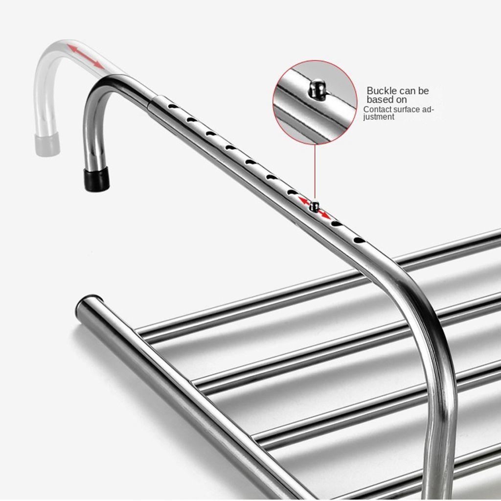 Giá Phơi Khăn Ban Công Bằng Thép Không Gỉ Rộng 40 / 50cm