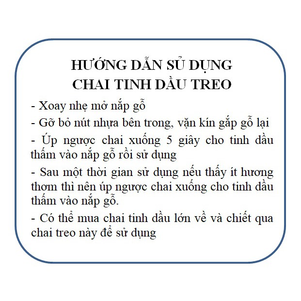 Tinh Dầu Nguyên Chất Treo Phòng, Treo Tủ Áo, Treo Xe Hơi | Tự Chọn Mùi | Có Kiểm Định Chất Lượng, Chính Hãng TIDAMO