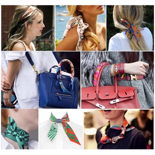 Khăn Lụa Mỏng Phối Nơ Buộc Túi Xách Thời Trang