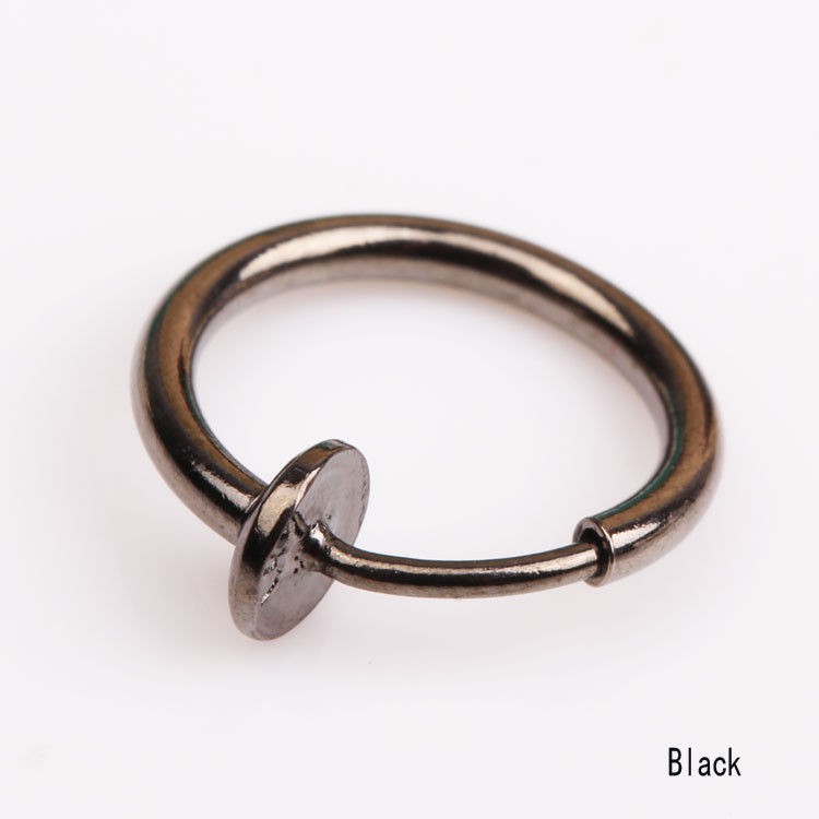 Khuyên cơ thể hình tròn dạng kẹp cá tính cho nam nữ