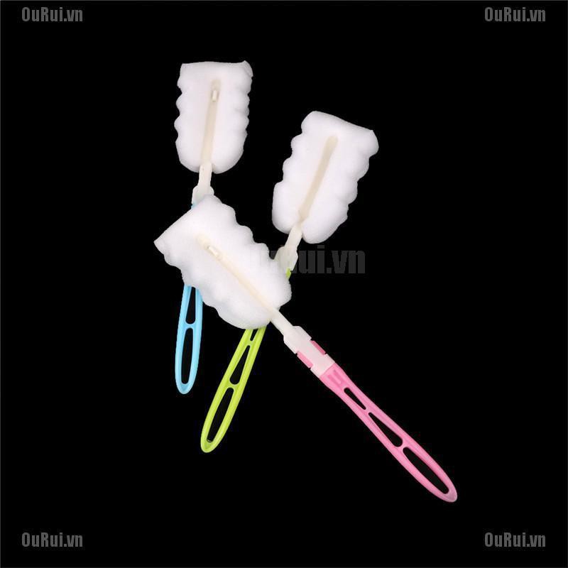 Bàn Chải Vệ Sinh Bình Sữa Em Bé Bằng Bọt Biển