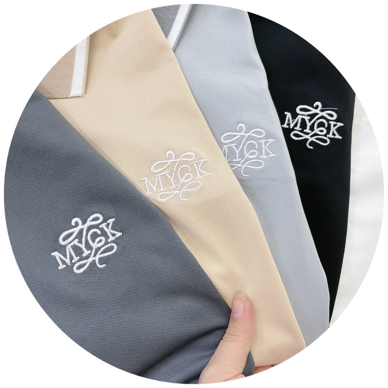 BÁN SỈ ÁO POLO THÊU CHỮ MGYK CHO NAM | BigBuy360 - bigbuy360.vn