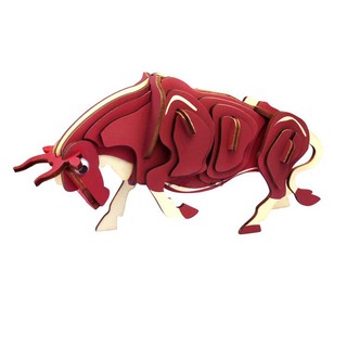 Đồ Chơi Lắp Ráp Gỗ 3D Mô Hình Con Trâu Laser