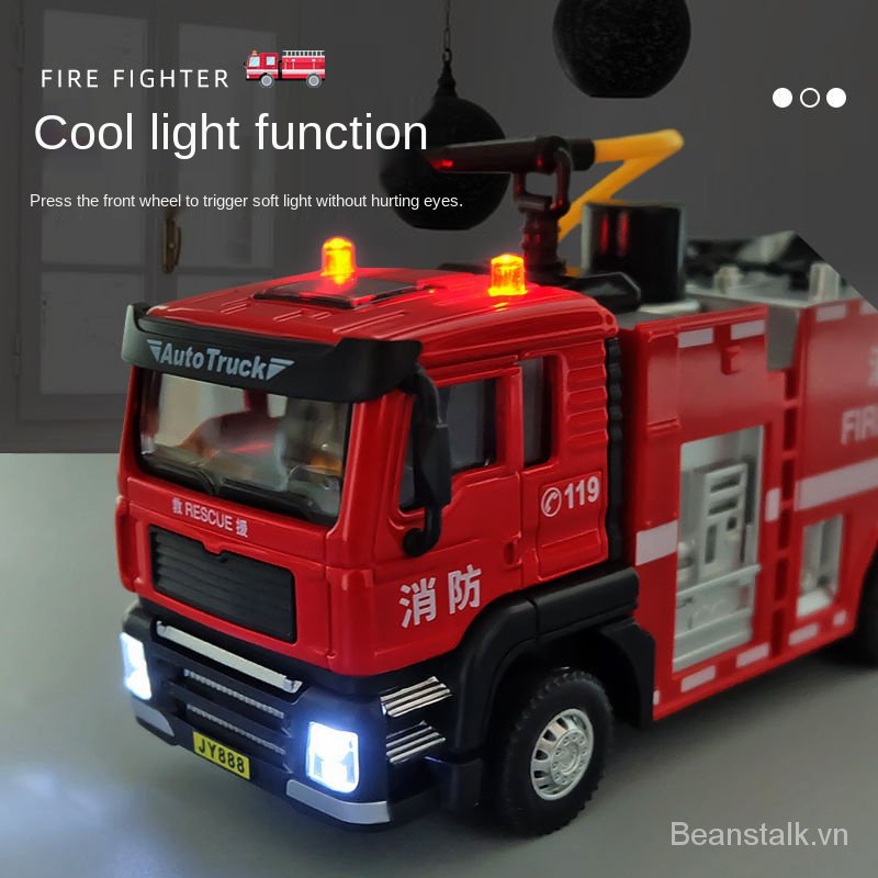 Mô hình xe cứu hỏa đồ chơi cho bé