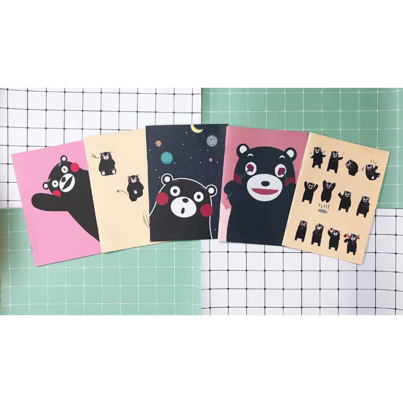 vở kumamon ô ly S6I29 tập ôly thời trang dễ thương