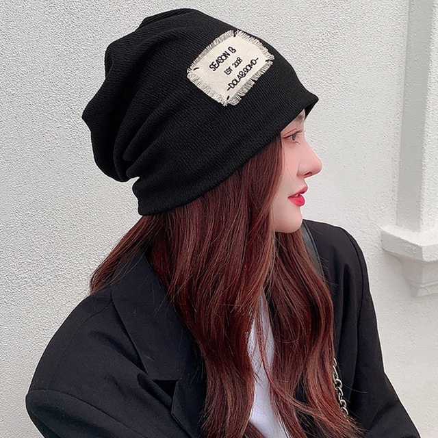Mũ len nữ trùm đầu YOLA shop Mũ len hàn quốc dệt kim giữ ấm thu đông se lạnh năng động cá tính MULE.001