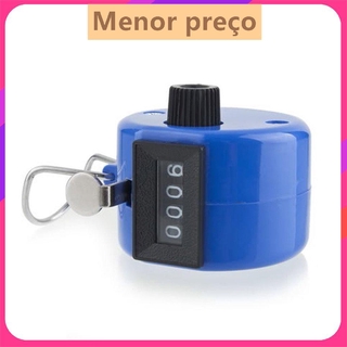 Bộ đếm số lần bấm vào sân gôn cầm tay 4 Bộ đếm cơ học bằng tay kỹ thuật số Chrome