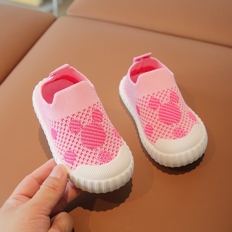 Giày chun chấm chân gâu cho bé trai bé gái size 21-26