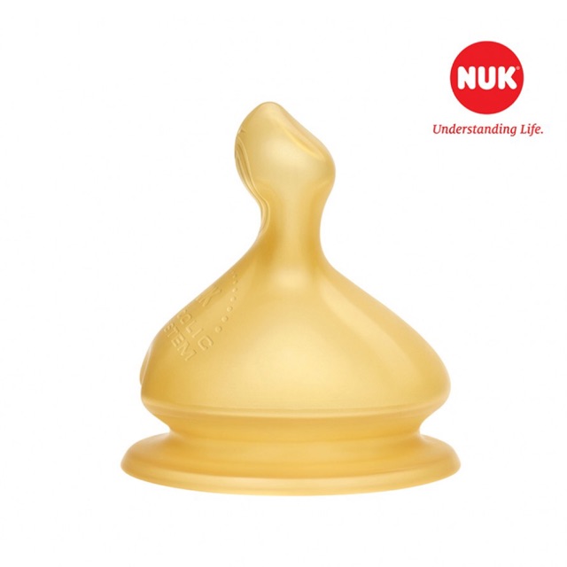 (Chính hãng có tem PP) NÚM TI NUK CAO SU/ SILICONE ĐỦ CỠ CHO BÌNH CỔ RỘNG PREMIUM CHOICE