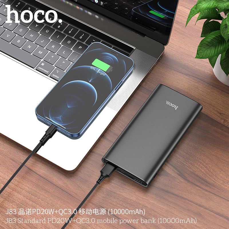 ✅SẠC DỰ PHÒNG Sạc nhanh HOCO J83 10.000mAh Standard PD20W+QC 3.0 moble power bank-Hàng chính hãng