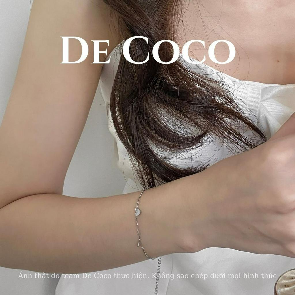 Bộ phụ kiện vòng cổ, vòng tay DECOCO ACC J'adore trái tim nhỏ