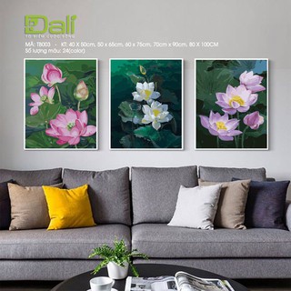 Tranh treo tường tự tô màu số hóa DALI Tranh Bộ TB003
