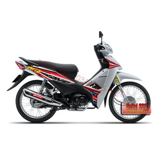 Tem Rời WAVE ALPHA 110 Mẫu NICE VẠCH ĐỎ 831134 (Tem chế 3 lớp chống phai màu)