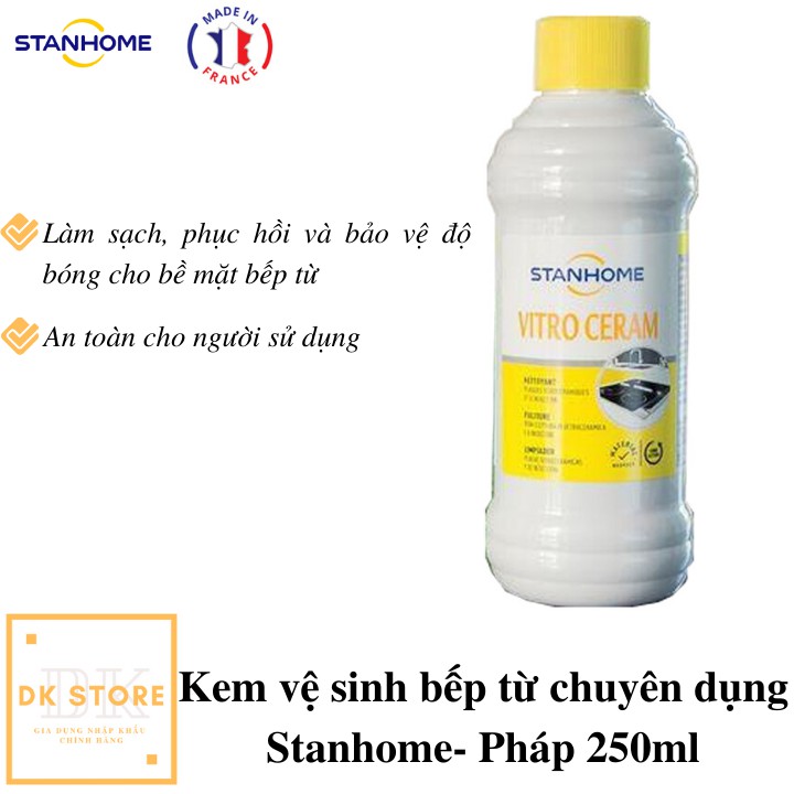 Kem vệ sinh bếp từ chuyên dụng Stanhome- Pháp 250ml