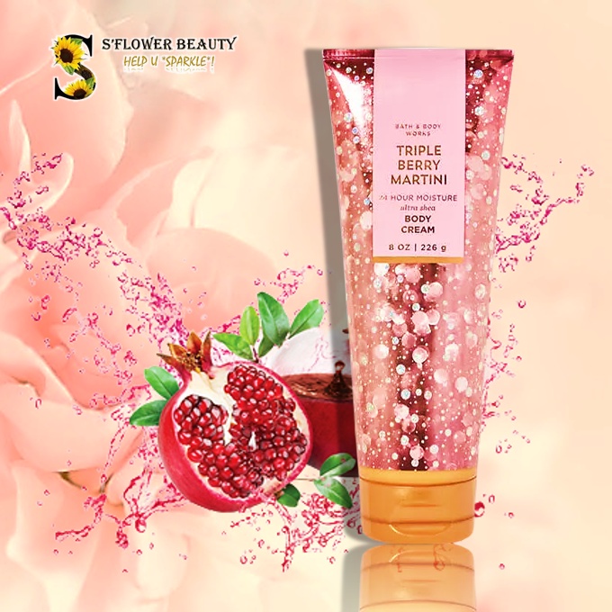 TRIPLE BERRY MARTINI | Sản Phẩm Gel Tắm - Dưỡng Thể - Xịt Thơm Nước Hoa Toàn Thân Lưu Hương Mịn Da Bath &amp; Body Works