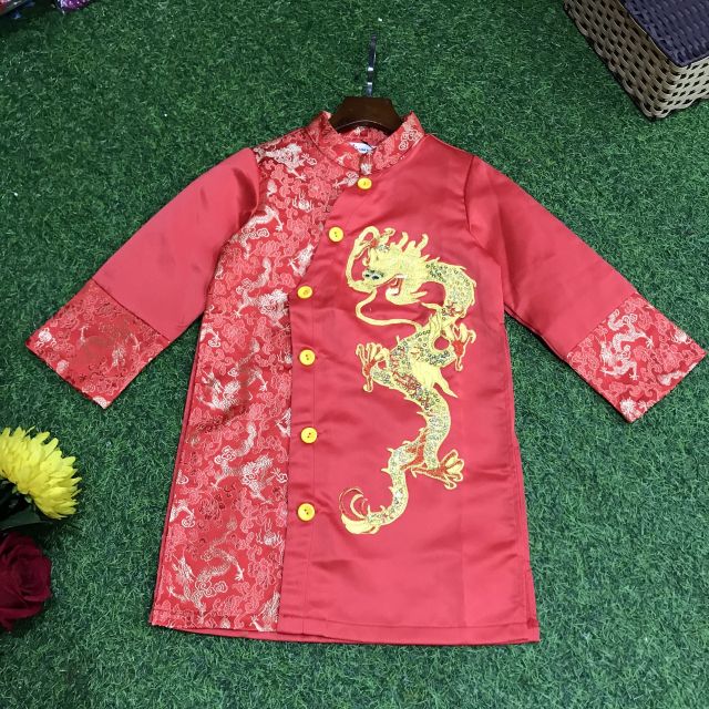 Áo dài rồng kim sa
