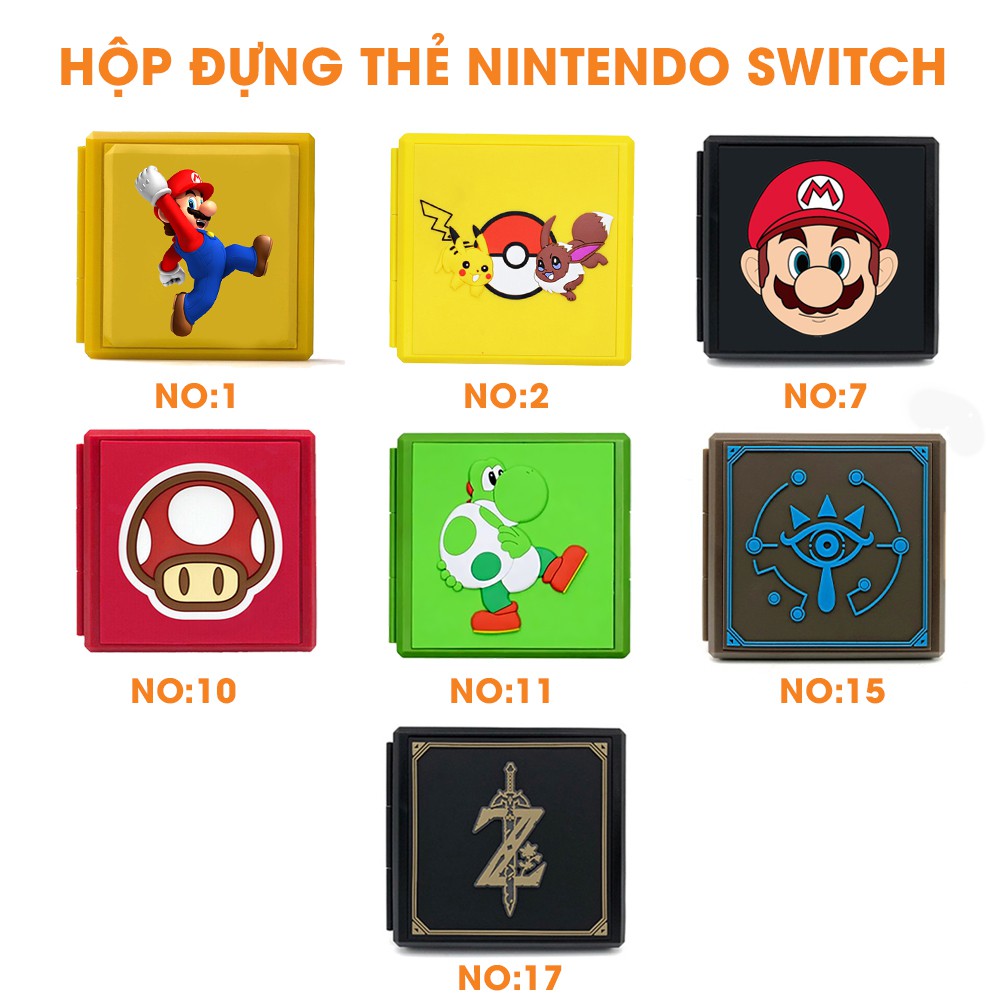 Hộp đựng thẻ game Nintendo Switch - Hộp đựng 12 thẻ game Nintendo Switch