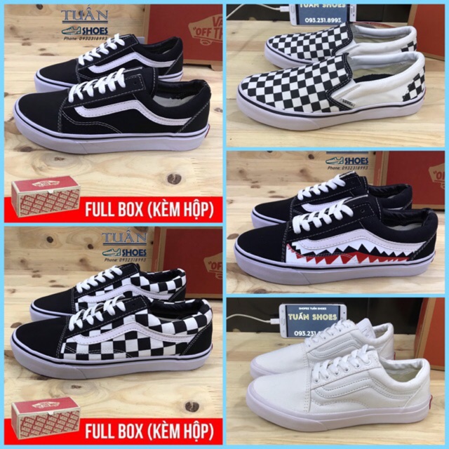 [Mã WAST5K giảm 5k đơn bất kỳ] [KÈM HỘP] GIÀY V OLD 5 mẫu NAM NỮ