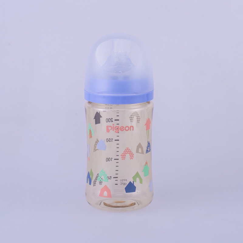Mẫu mới 2022 - Bình sữa Pigeon nội địa Nhật nhựa PPSU 160ml - 240ml thế hệ thứ 3