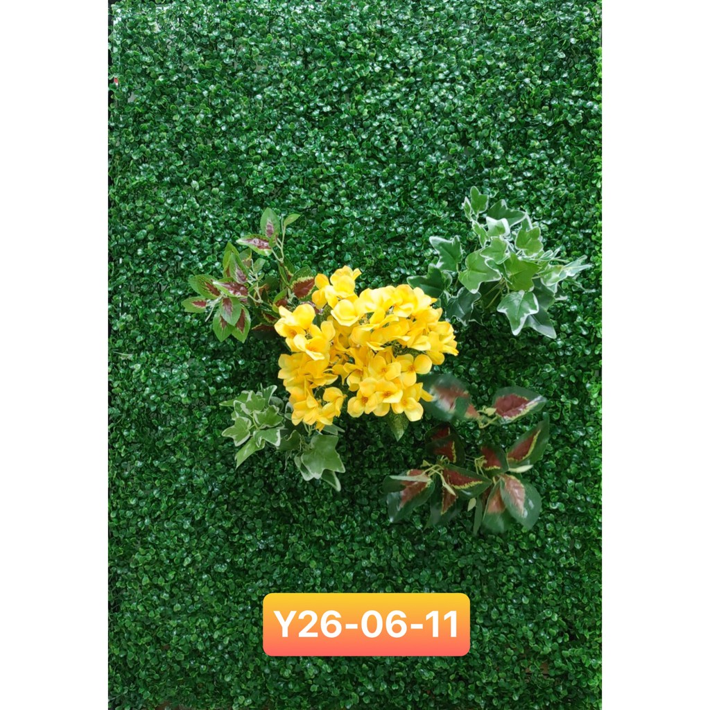Tường cây giả trang trí - Tấm cỏ nhựa - Xà lách xoong