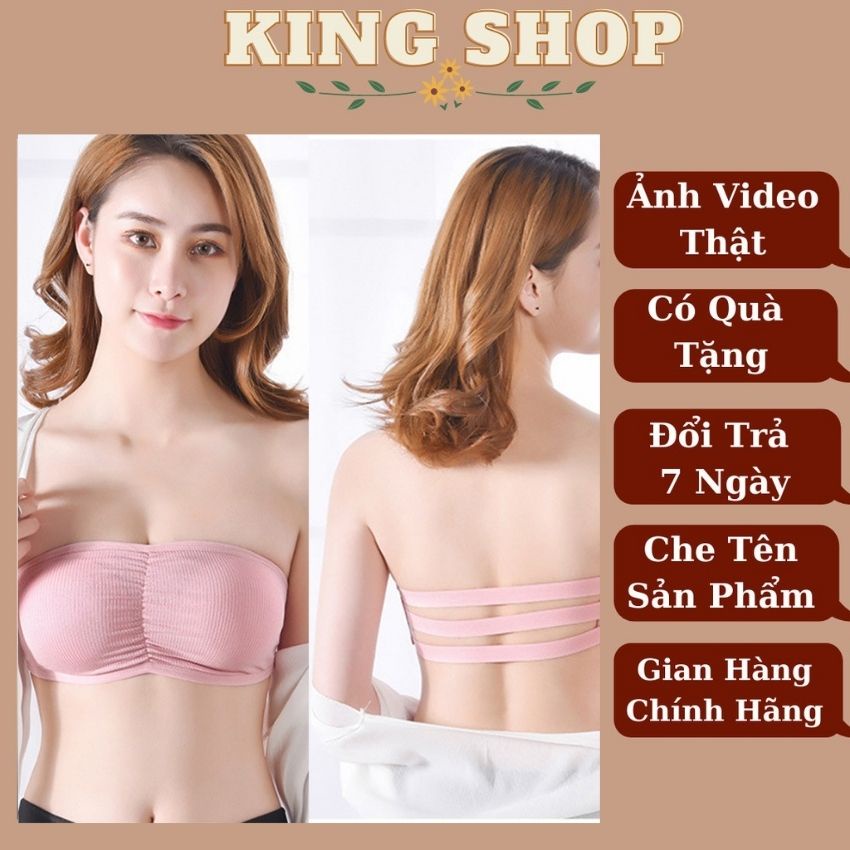Áo Bra Nữ Không Dây - Bra Nữ Cúp Ngực 3 Nấc Cài Siêu ôm đẩy ngực, co dãn cực tốt  B819