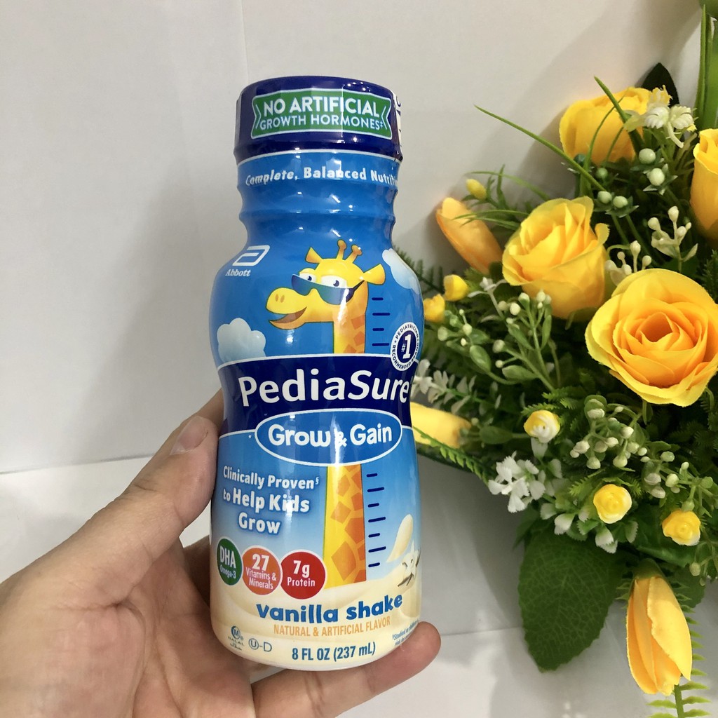 { SALE221 } ❤ [Date 8/2021] Thùng 24 chai sữa nước Pediasure Vani DHA Grow Gain 237ml Mỹ ( Hàng NEW )