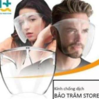 Kính chống giọt bắn kính chống dịch bảo hộ đi đường chống bụi, chống tia UV FULL mặt