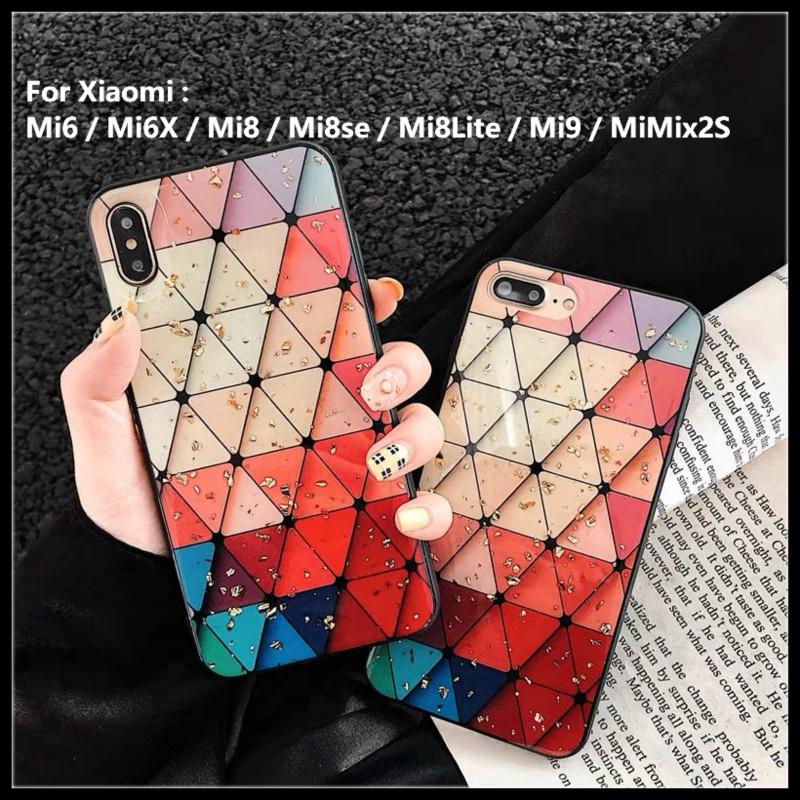 FREESHIP 50K Vỏ điện thoại ✧ iPhone 6 7 8 X XR XS Max Gold Foil Colored Plaid Case