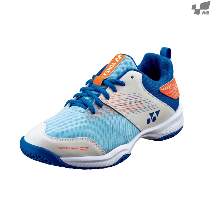Giày cầu lông Yonex đế kếp xanh trắng 37