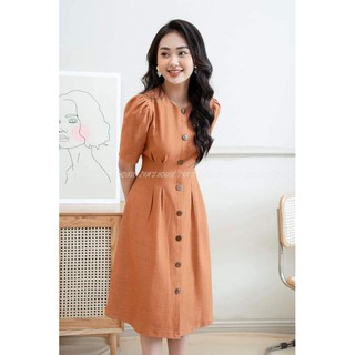 váy thiết kế cam đất