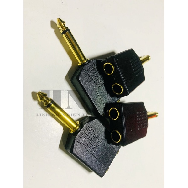 Jack 6Ly- 1 Đầu Đực Ra 2 Cái Hàng xịn Mạ Vàng