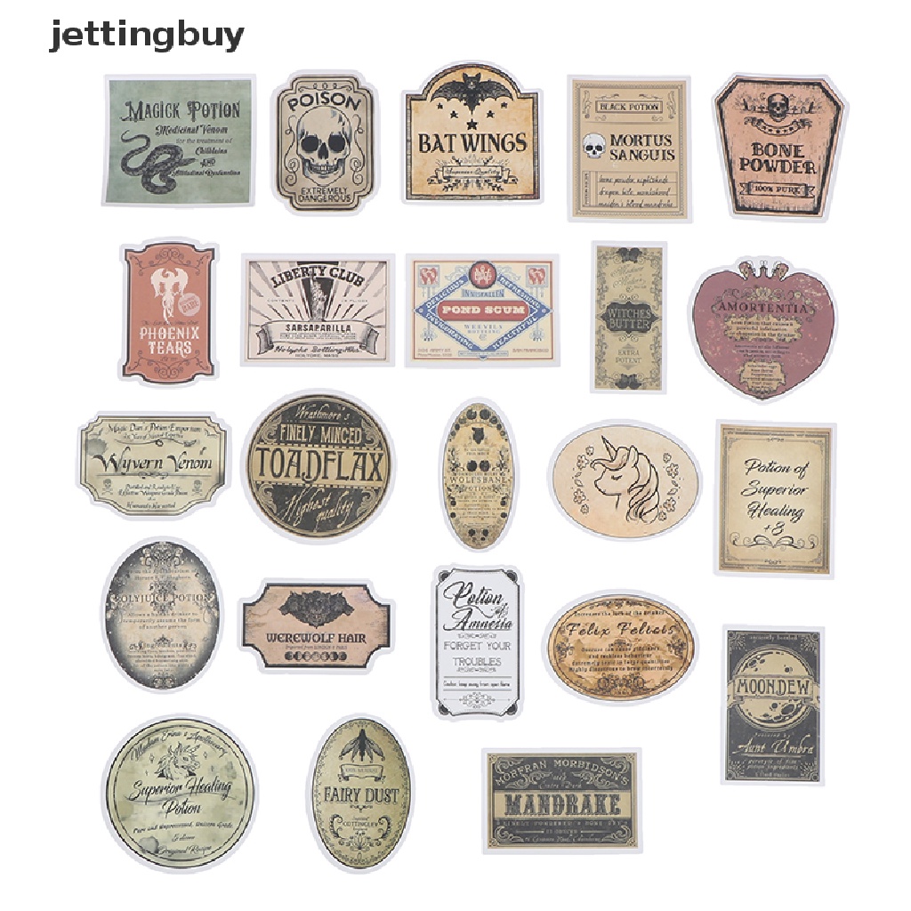 Set 50 miếng dán JETTING QDD hình hoạt hình trang trí vali/ đàn guitar/ laptop/ ván trượt