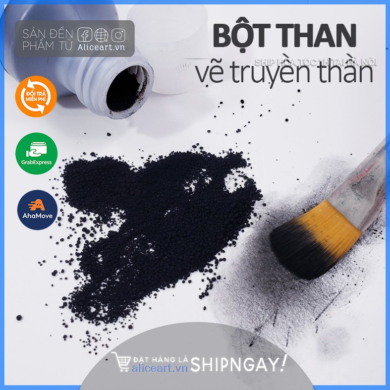 Bột than vẽ truyền thần, chân dung, vẽ truyện tranh, mỹ thuật