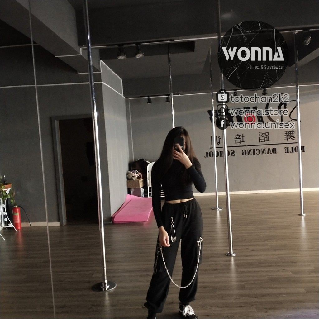 [ORDER] Quần Chain pant jogger unisex ulzzang form rộng oversize street style | BigBuy360 - bigbuy360.vn