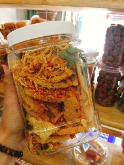 ( MIỄN SHIP Ở HCM) Combo 2 hủ cơm cháy lắc khô gà ngon tuyệt( 500g/ hủ) | BigBuy360 - bigbuy360.vn