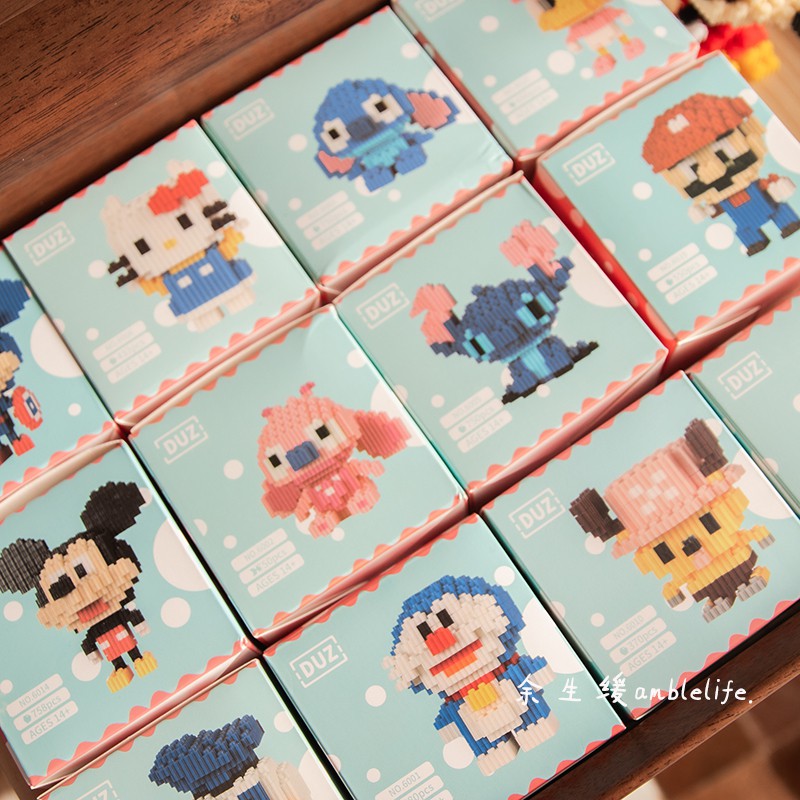 Bộ lắp ráp Le.go mô hinh Kitty Hapi Toys - Quà tặng dễ thương nhiều chi tiết