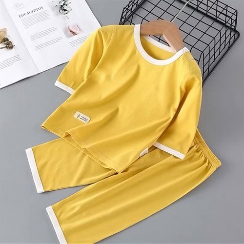 Bộ thu đông bé gái trai mặc nhà chất cotton size đại 15 - 40kg - set quần áo trẻ em GOODLUCK