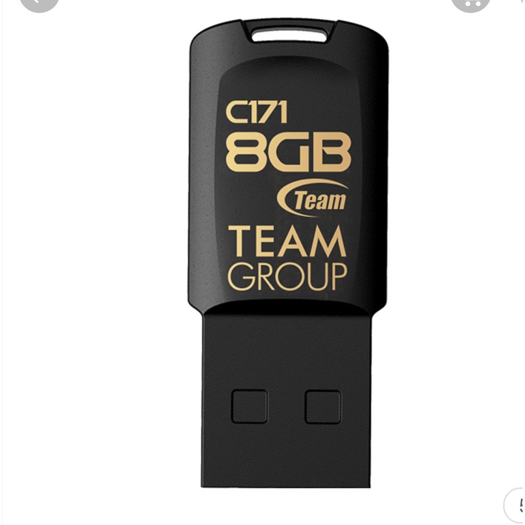 USB 2.0 Team Group C171 8GB chống nước Taiwan (Đen) - Hãng phân phối chính thức