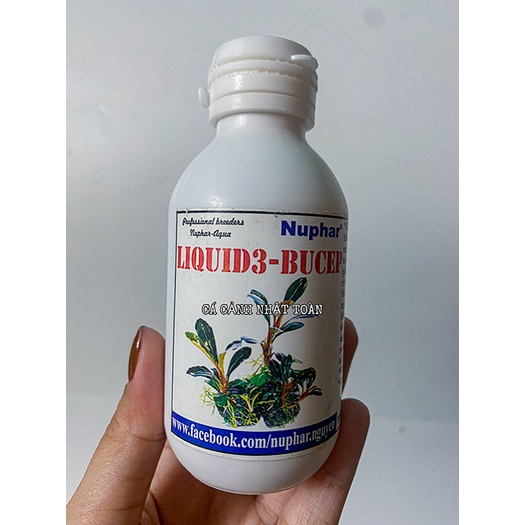NUPHAR LIQUID BUCEP 3 PHÂN NƯỚC CHO CÂY THỦY SINH