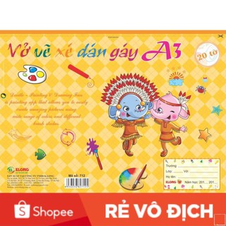 Vở vẽ xé KLONG A3; MS: 712