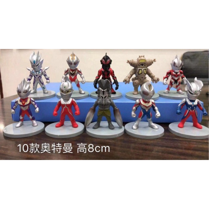 Mô hình đồ chơi nhân vật siêu nhân ULTRAMAN 10 CHIBI SERIES ORB DARKSEVEN LEGEND GAIA