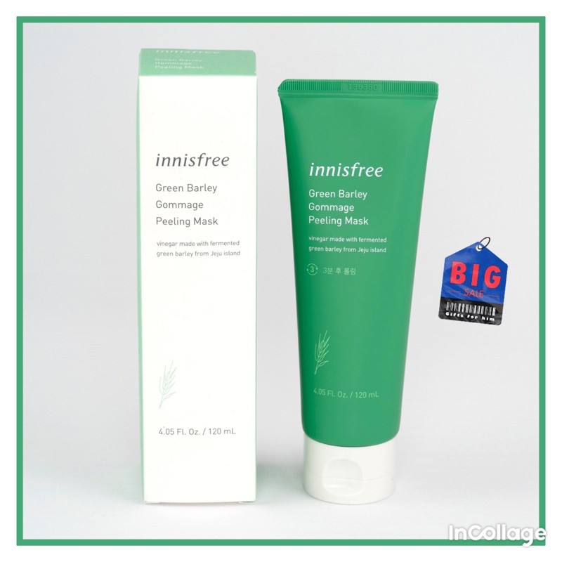 [Duty] Tẩy da chết innisfree green barley gommage peeling mask 120ml