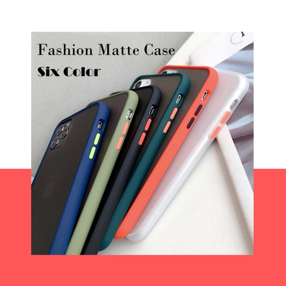 Ốp nhám viền nổi - Ốp basic nút màu 5/5s/6/6plus/6s/6splus/7/7plus/8/8plus/x/xr/xs/11/12/pro/max/plus/promax