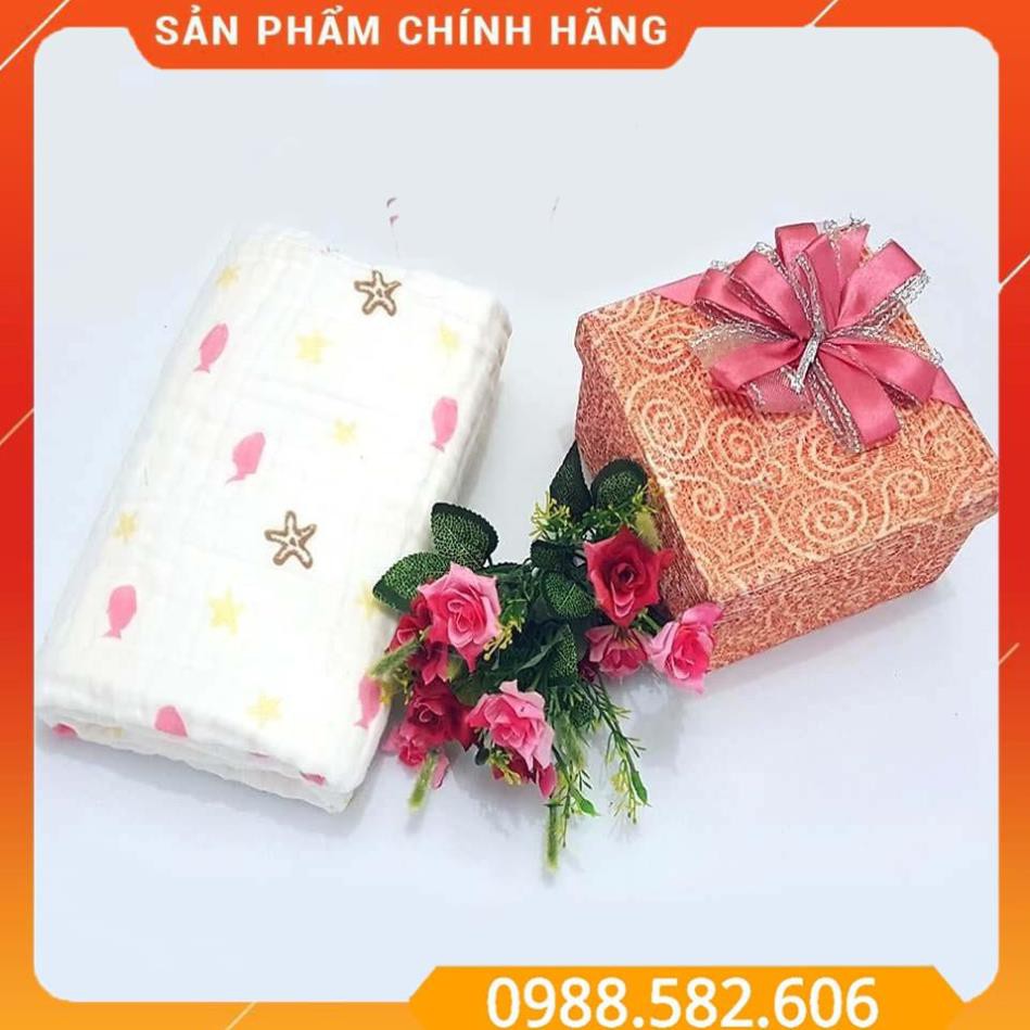 Khăn Xô Đa Năng 6 Lớp Dày Dặn, Mềm Mịn (Họa Tiết Giao Ngẫu Nhiên) - BTT00189