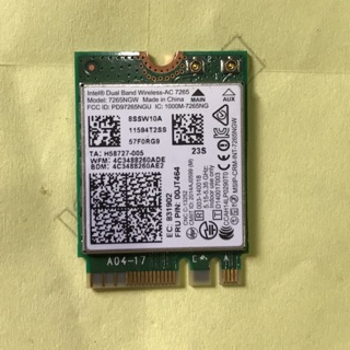 Mua Card thu sóng wifi laptop lenovo Thinkpad T450s hiệu Intel AC 7265 802.11ac  Wi-Fi + Bluetooth 4.0 - (7265NGW)
