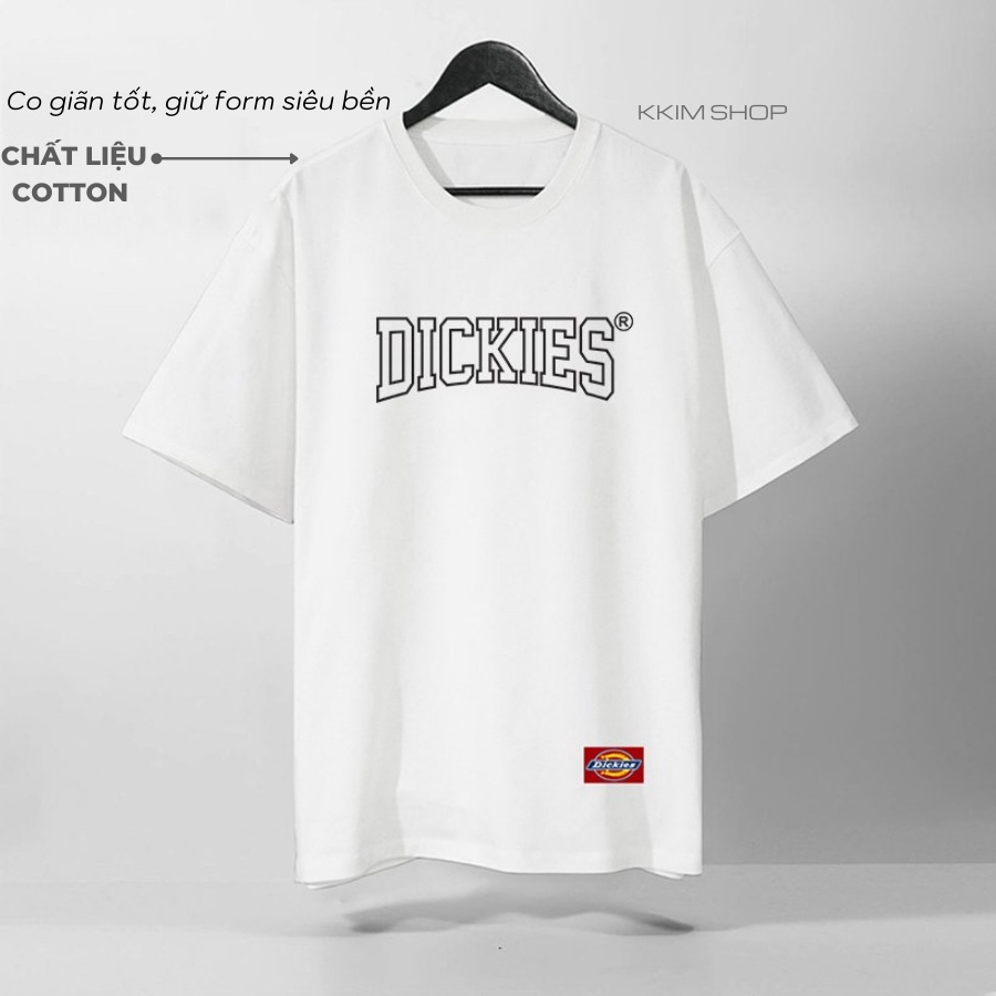 Áo Thun Tay Lỡ Dickies, áo phông Unisex nam nữ Form rộng oversize, chất liệu Cotton. KKIMShop