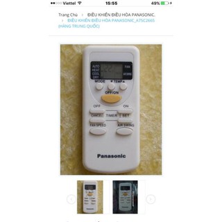 Combo 5c Khiển ĐH PANASONIC